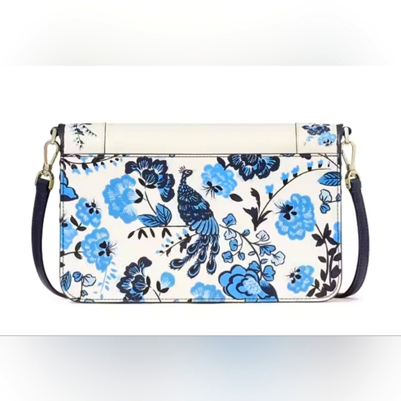 Kate spade Madison Peacok floral willow flap convertible crossbody - Picture 4 of 4